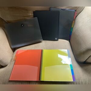 Colorful Spiral Binders Set for Home Office